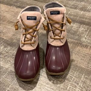Custom Sperry duck boots